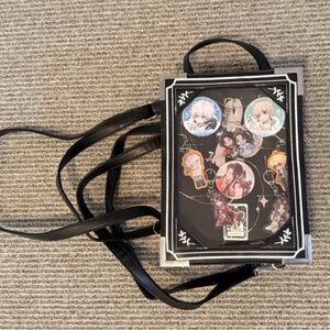 Jujutsu Kaisen pin collector Ita Bag with charms convertible backpack/crossbody